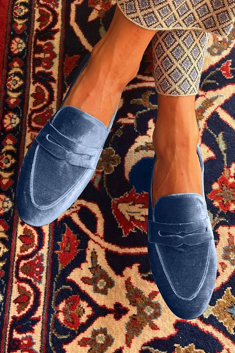 Velvet Loafers
