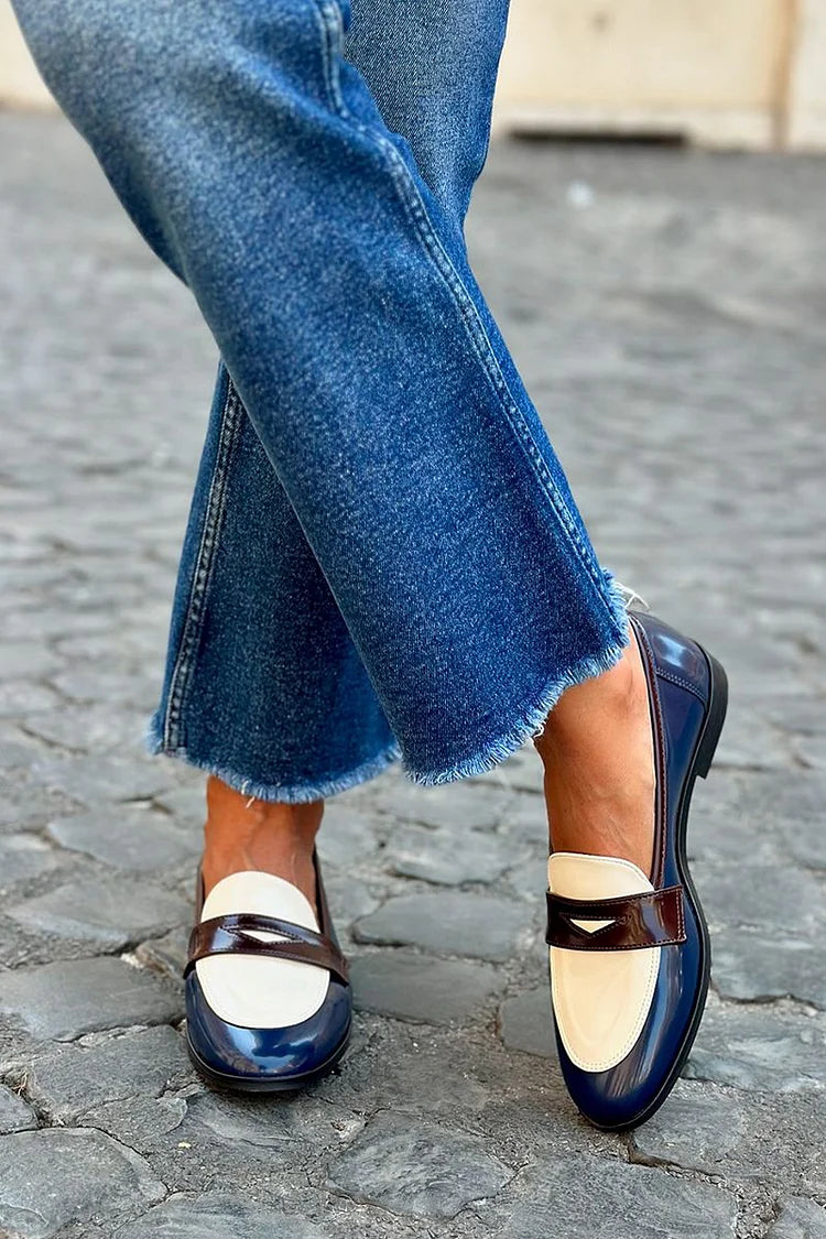 Navy Blue Loafers