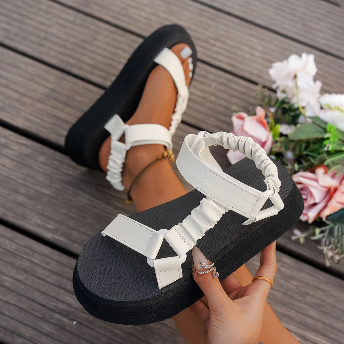 Iridescent Platform Sandal™