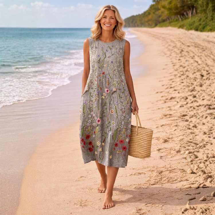CARA | WILDFLOWER MIDI DRESS