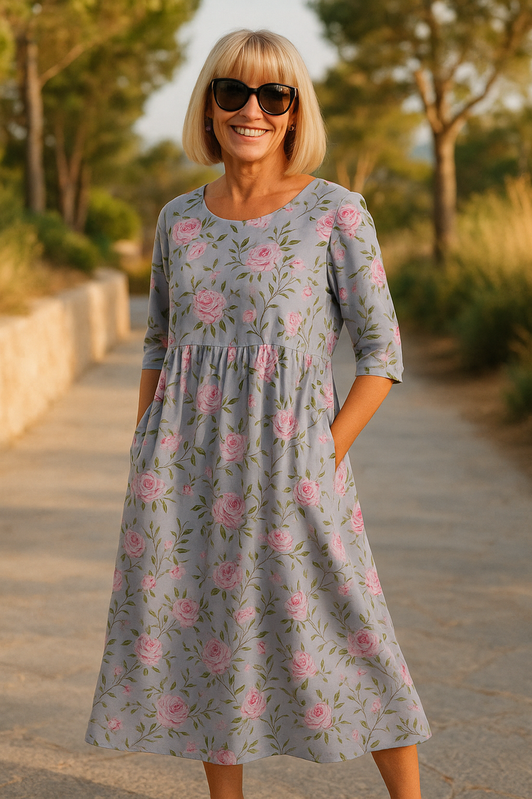 Lily | Midi Dress - Effortless Comfort