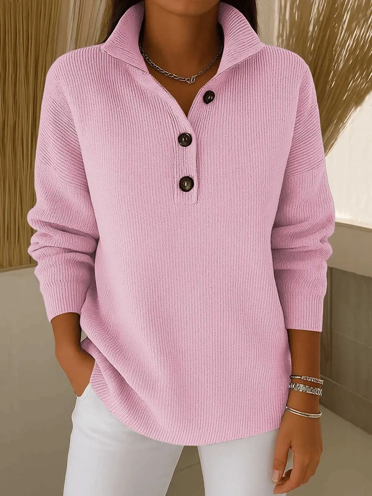 Florence | V Neck Polo Jumper
