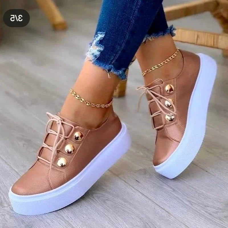 Orthopedic Round Toe Platform Sneakers™