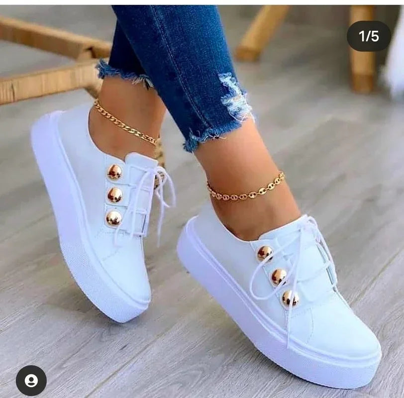 Orthopedic Round Toe Platform Sneakers™