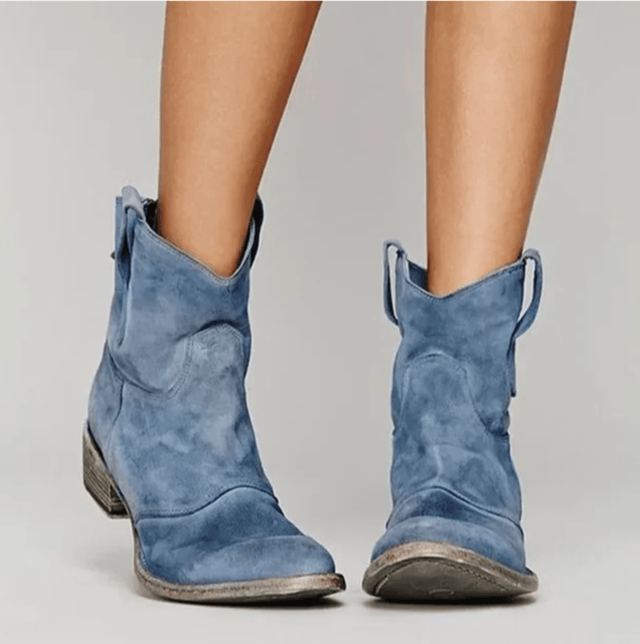 Charlotte - Suede Ankle Boots