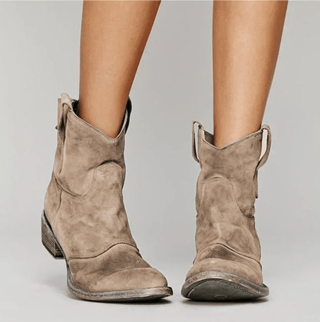 Charlotte - Suede Ankle Boots