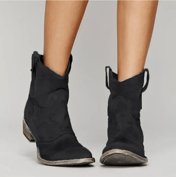 Charlotte - Suede Ankle Boots
