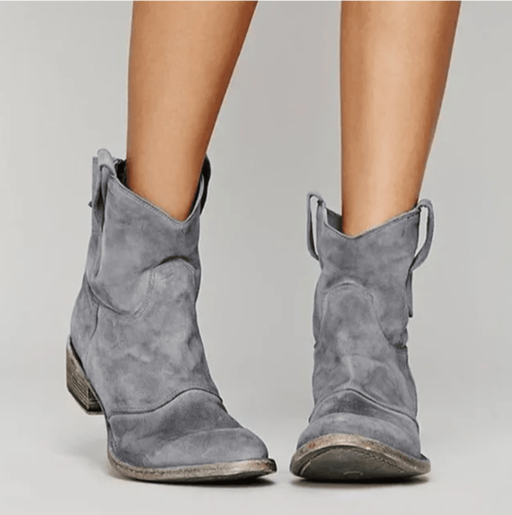 Charlotte - Suede Ankle Boots