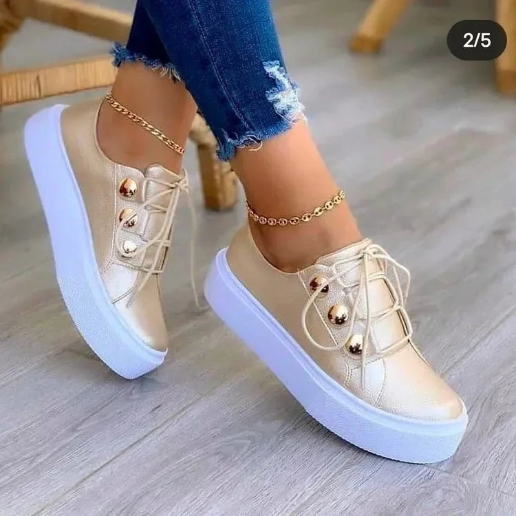 Orthopedic Round Toe Platform Sneakers™