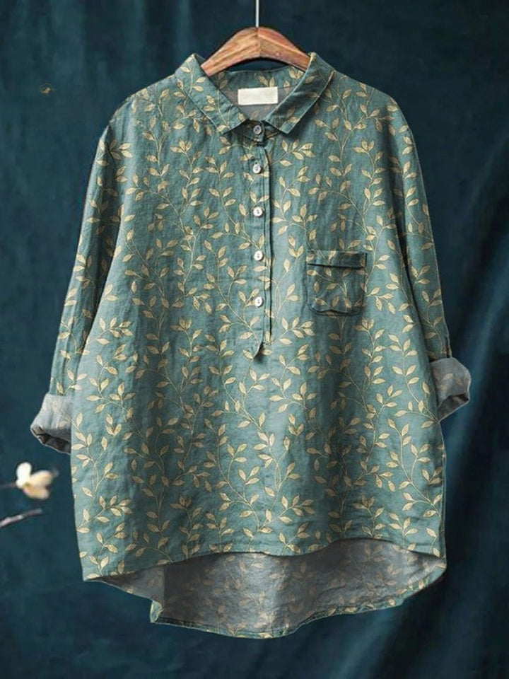 Vibrant Floral Embroidered Shirt