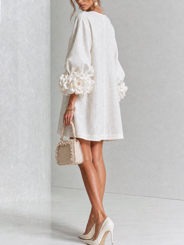 Henrietta™ Floral Button-Down Mini Dress